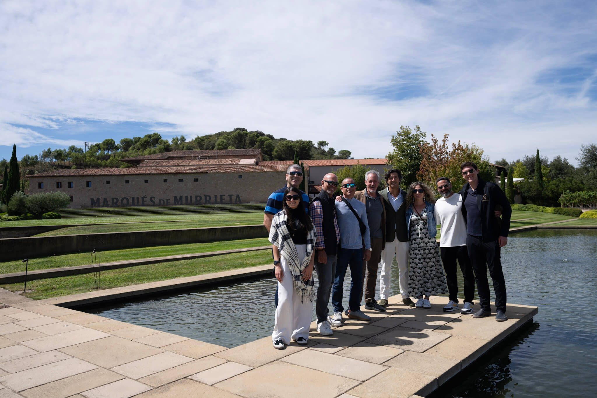At the beautiful home of Marques de Murrieta in Rioja, in September 2025.