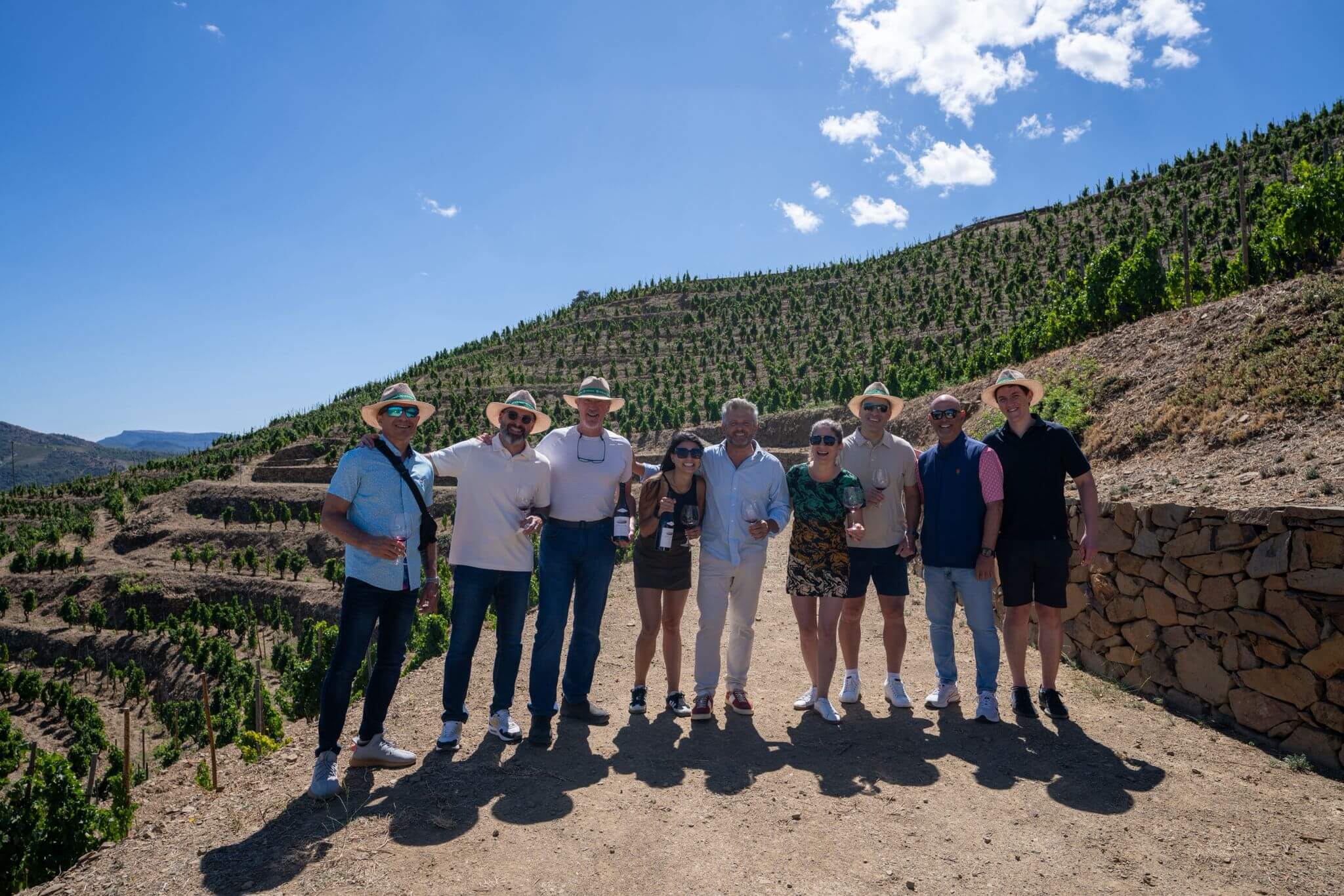 In the stunning vineyards of Alvaro Palacios, in September 2025.